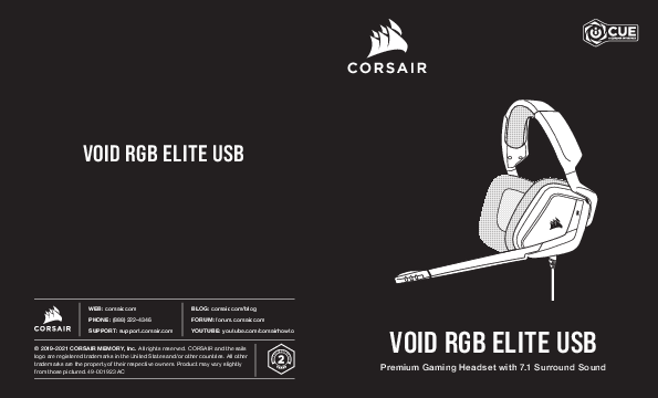 CORSAIR ICUE VOID User Manual