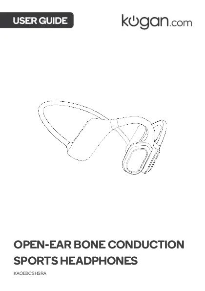 Kogan KAOEBCSHSRA Sports Headphones User Manual